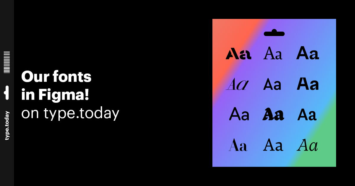 Figma Font Panel Our fonts in Figma plugin